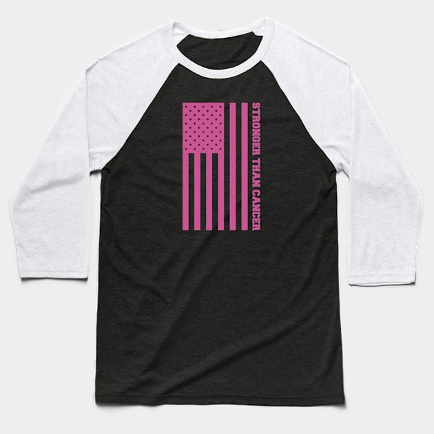 Stronger than cancer Baseball T-Shirt by Eldorado Store